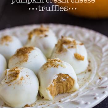 Pumpkin Cream Cheese Truffles