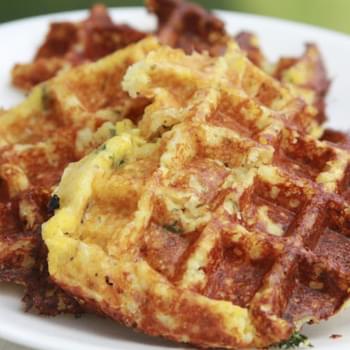 Savory Cheese Chive Waffles