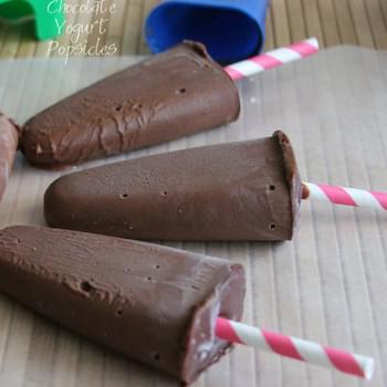Chocolate Yogurt Popsicles