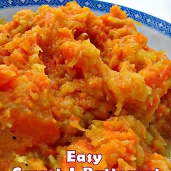 Easy Carrot and Butternut Squash Mash