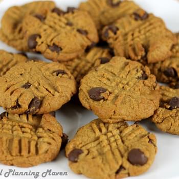 Chewy Peanut Butter Choco-Chip Cookies