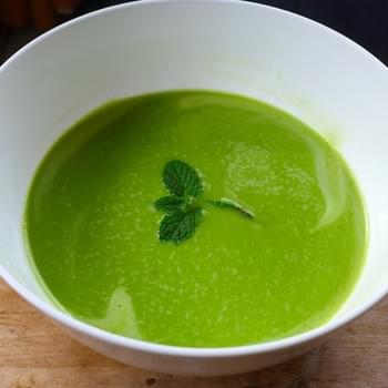 Six Minute Green Pea Soup