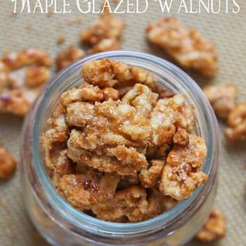 Maple Glazed Candied Walnuts