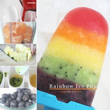 Rainbow Popsicle with No Sugar 100% Fruits – Ice Pop