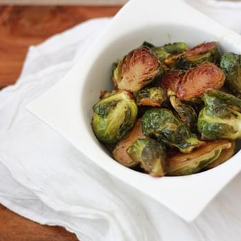 Roasted Maple Dijon Brussels Sprouts