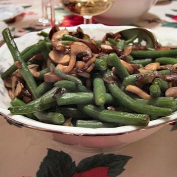Mushrooms and Green Beans recipe – 176 calories