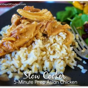 Recipe for 5-Minute Prep Slow Cooker Asian Chicken