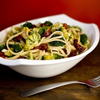 Spicy Lemon Pepper Pasta with Broccoli