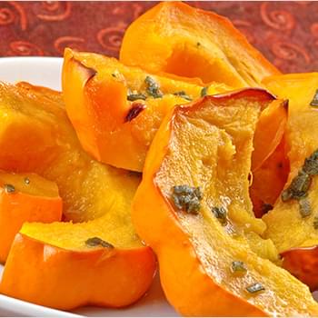Golden Acorn Squash With Sage And Honey