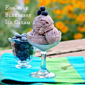 EGG-FREE BLUEBERRY ICE CREAM
