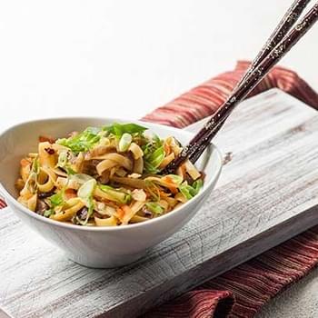 Gluten Free Mongolian Shitake Noodles