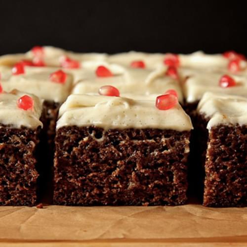 Orange Gingerbread with Cream Cheese Frosting