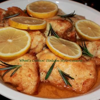 Lemon Rosemary Chicken Cutlet