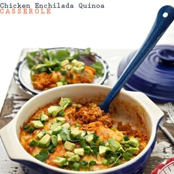 Chicken Enchilada Quinoa Casserole