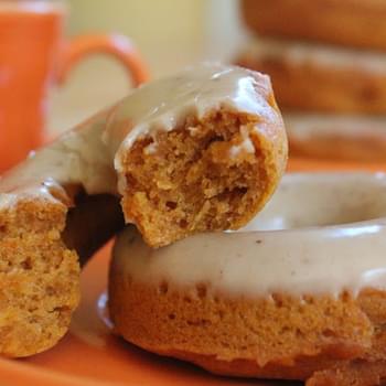 Baked Maple Pumpkin Donuts