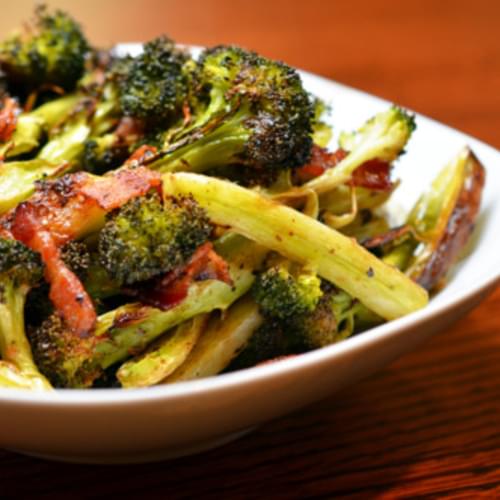 Roasted Broccoli & Bacon