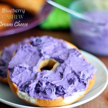 Blueberry Cashew "Cream Cheese"