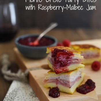 Monte Cristo Party Bites with Raspberry-Malbec Jam