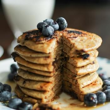 Peanut Butter and Chocolate Chips Pancakes