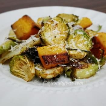 Roasted Brussel Sprouts & Winter Squash