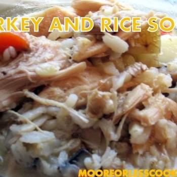 TURKEY AND RICE SOUP