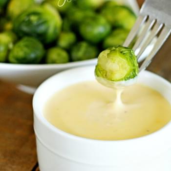 Easy Cheesy Brussel Sprout Sauce