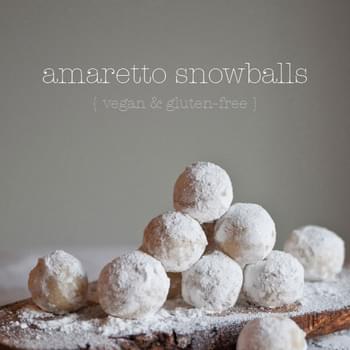 Amaretto Snowballs