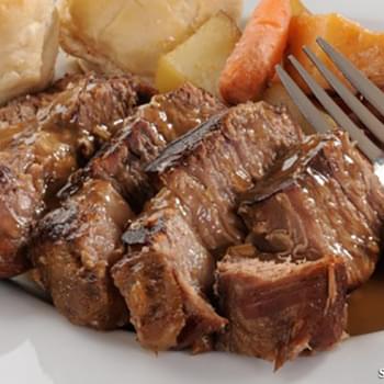 Garlic and Herb Beef Roast and Potatoes