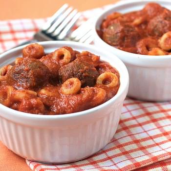 Spaghetti-Nos With Mini Lentil Meatballs