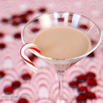 Chocolate Candy Cane Martinis