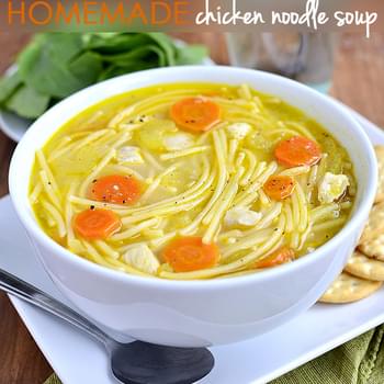 Homemade Chicken Noodle Soup (Gluten-Free Friendly!)
