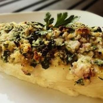 Herb & Almond-Crusted Halibut