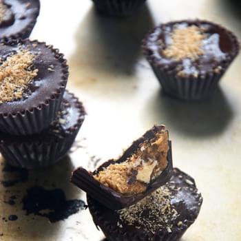Girl Scout Samoa Cookie Chocolate Cups
