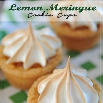 Lemon Meringue Cookie Cups