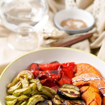 Roasted Vegetables with Balsamic Glaze