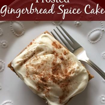 Frosted Gingerbread Spice Cake