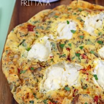 Ricotta and Roasted Red Pepper Frittata