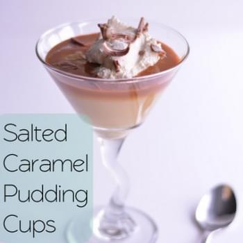 Salted Caramel Pudding Cups