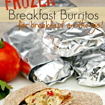 Frozen Healthy Breakfast Burritos