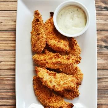 How To Make 2 Ingredient Oven Fried Chicken Tenders