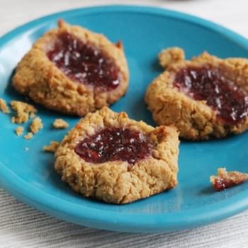 Peanut Butter and Jam Cookies