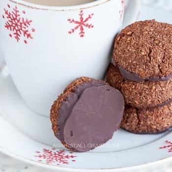 Peppermint Chocolate Macaroons