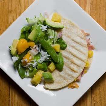 Ham and Pineapple Quesadillas, and Organizing Your Dinner!