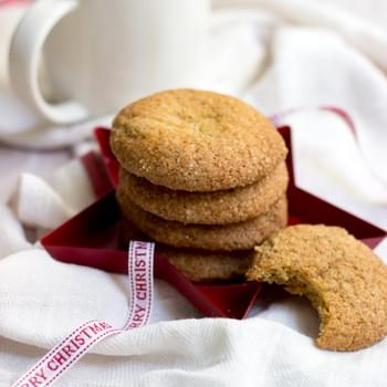 Soft Honey Ginger Cookies