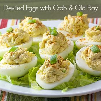 Crab Deviled Eggs