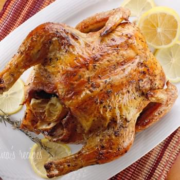 Roast Chicken with Rosemary and Lemon