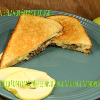 Grilled Fontina, Apple and Sage Sausage Sandwiches!