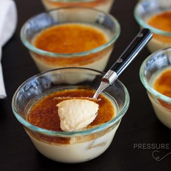 Creme Brulee in the Pressure Cooker