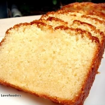 Moist Vanilla Pound / Loaf Cake