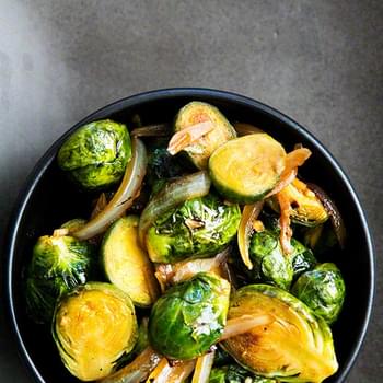Hoisin Glazed Brussels Sprouts